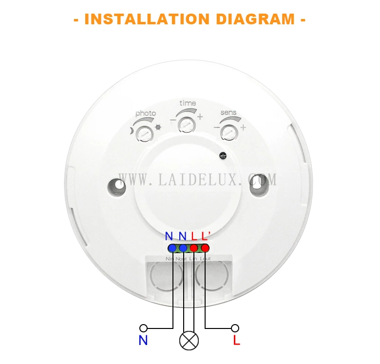 Economy Ultra Slim Microwave Radar Sensor Switch