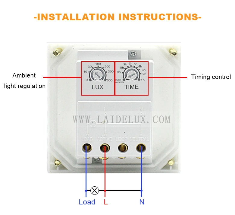 Waterproof Light-Controlled Switch