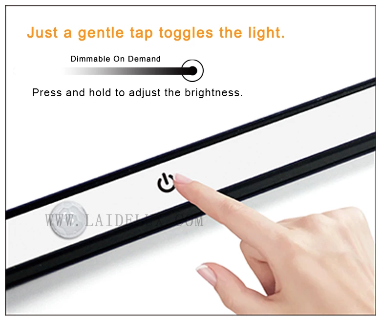 Built-in Integrated Dual-Mode Switch(Touch & Motion Sensing)