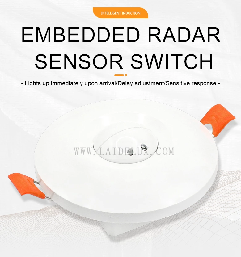 Embedded radar sensor switch