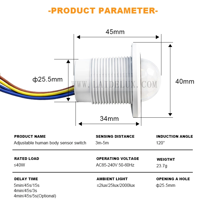 Human Body Infared Motion Sensor Detector