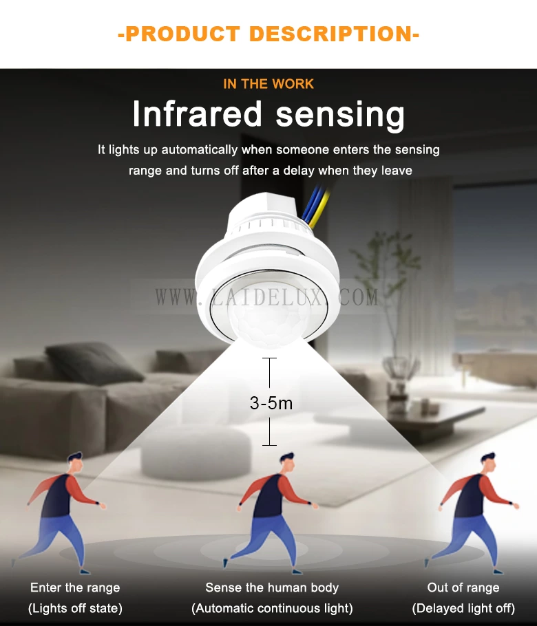 Human Body Infared Motion Sensor Detector