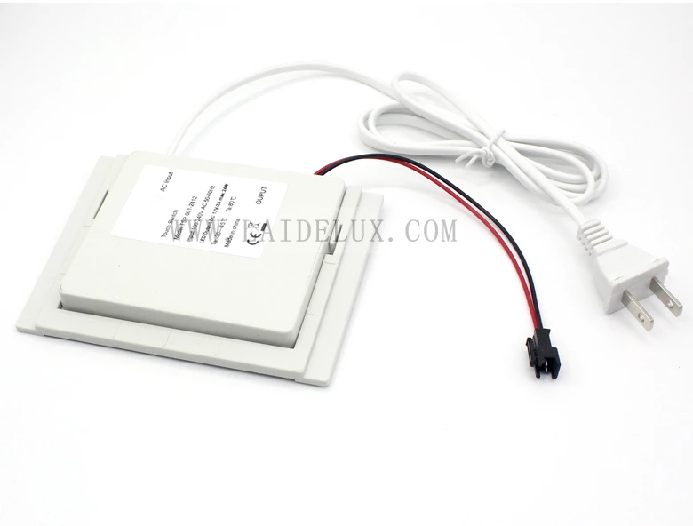 Single Key Monochrome Mirror Light Touch Sensor Switch