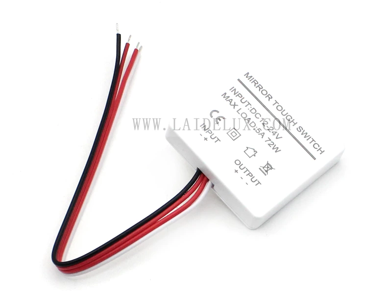Monochrome single-control mirror touch switch