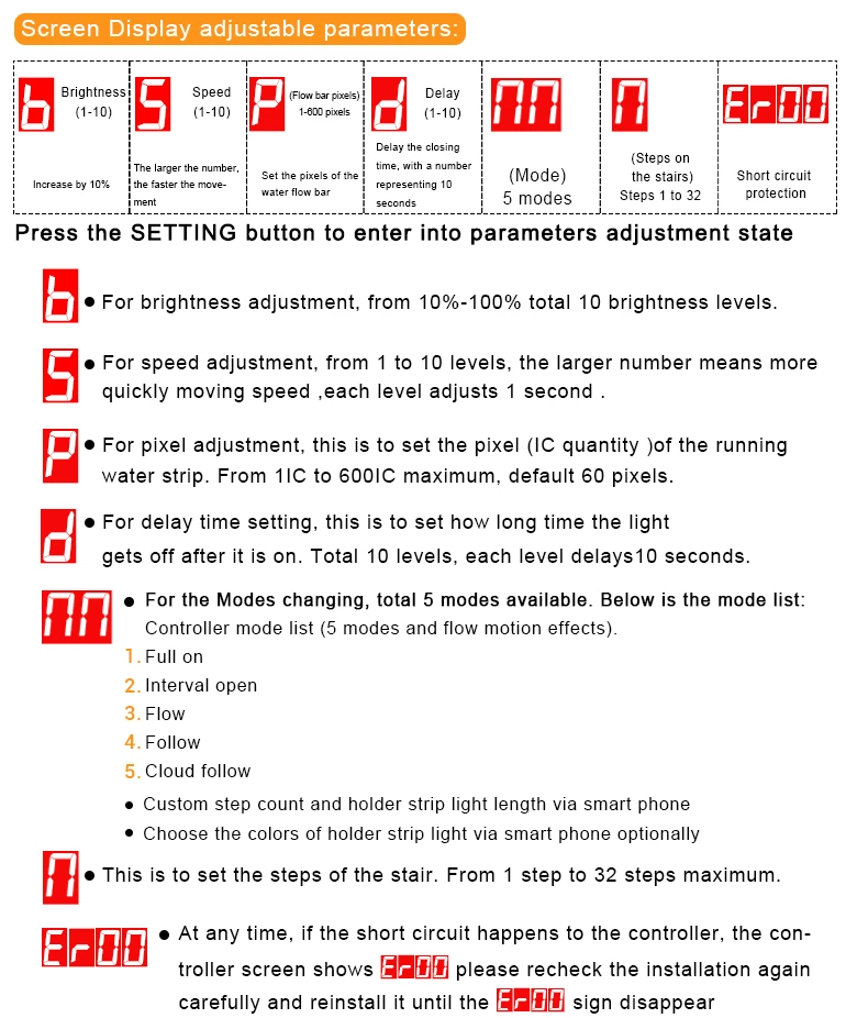 PIR Automatic Motion Sensor Led Strip Lighting Controller