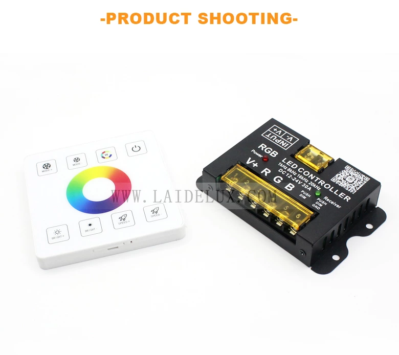 RGB RF Wireless Full Touch Panel Dimmer