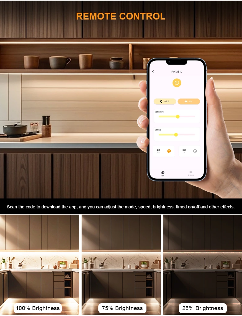 Single Color RF Wireless Full Touch Panel Dimmer