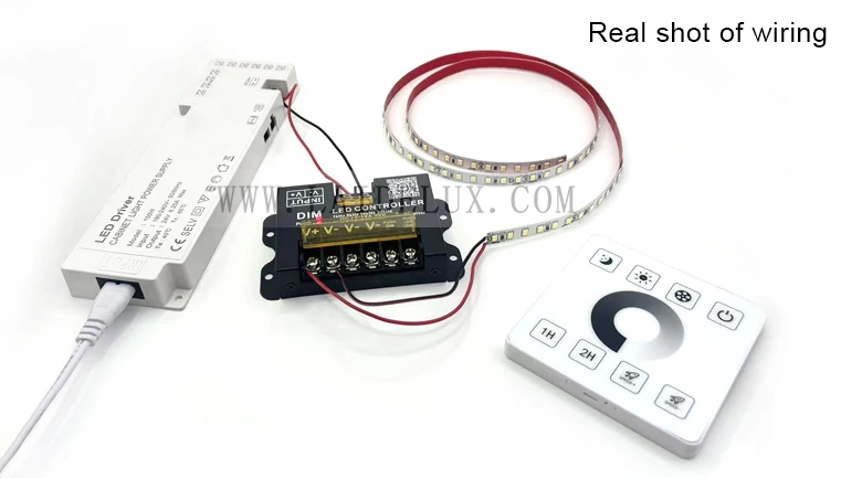 Single Color RF Wireless Full Touch Panel Dimmer