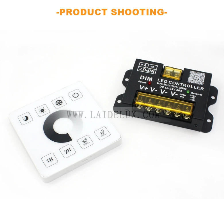 Single Color RF Wireless Full Touch Panel Dimmer
