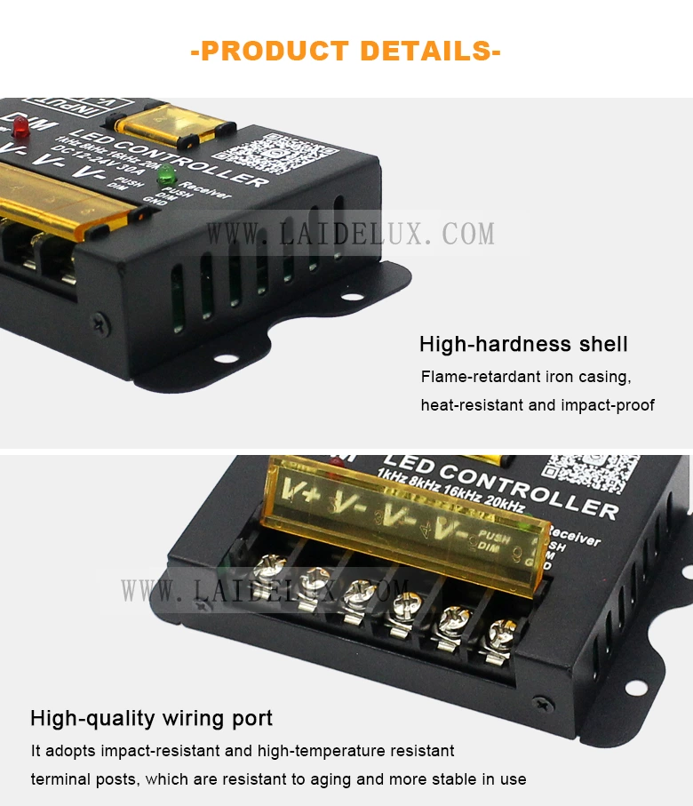 Single Color RF Wireless Full Touch Panel Dimmer