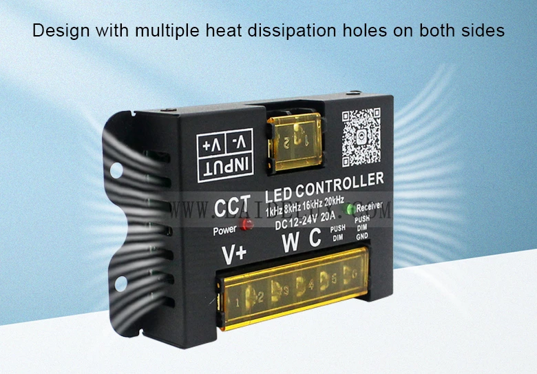 Three Color RF Wireless Full Touch Panel Dimmer