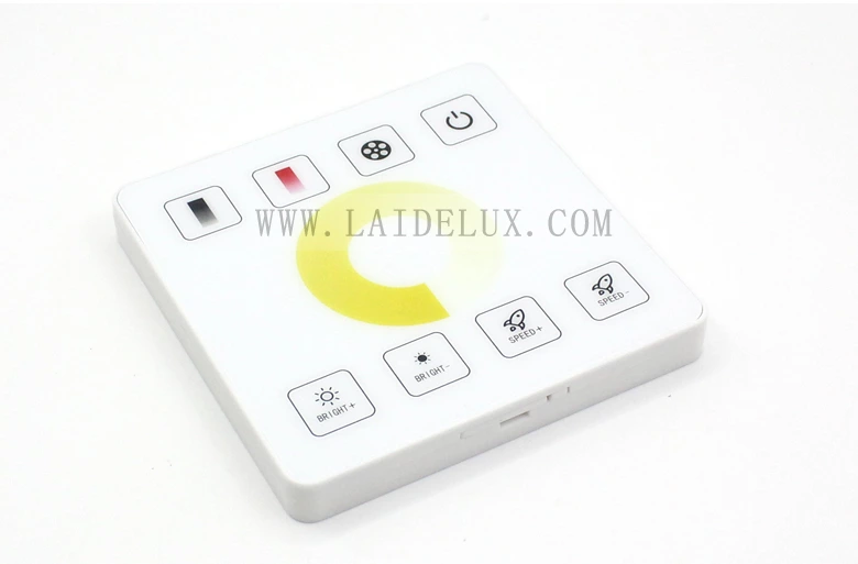 Three Color RF Wireless Full Touch Panel Dimmer