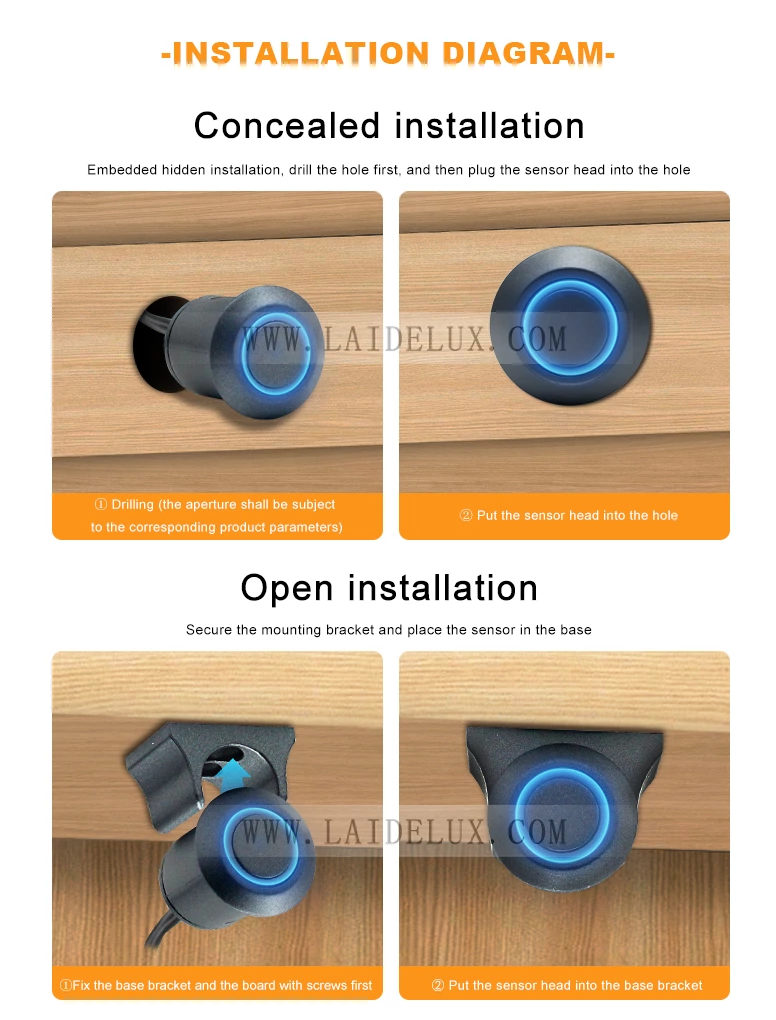 3-Color Touch Sensor Switch