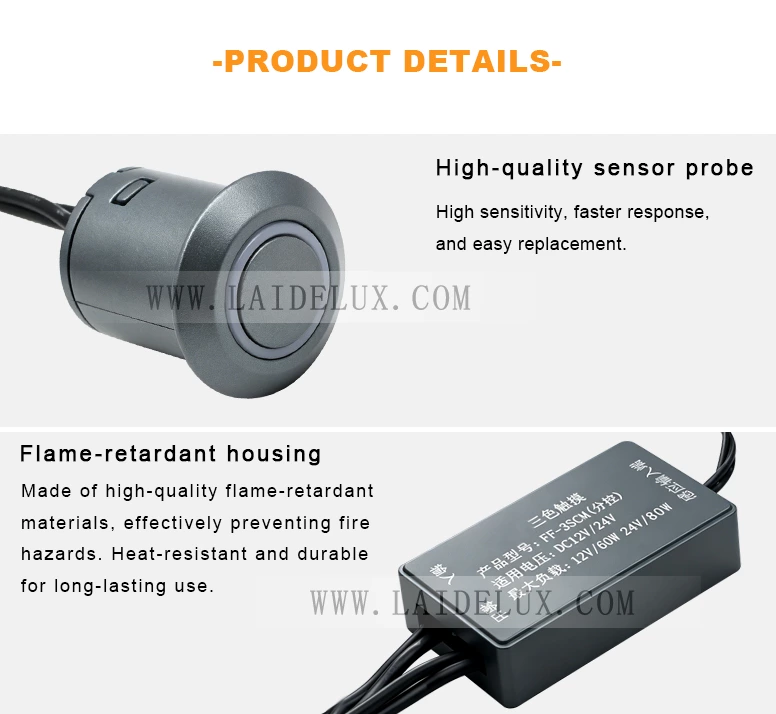 3-Color Touch Sensor Switch