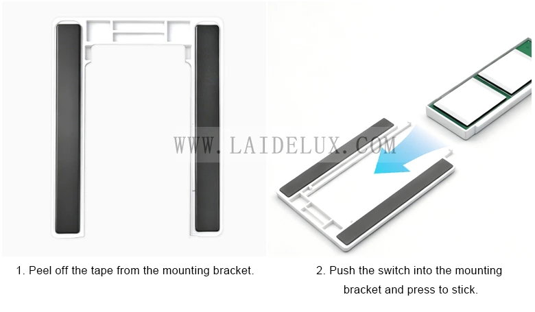 2-Button Single-Color Mirror Touch Switch (with Defogger)
