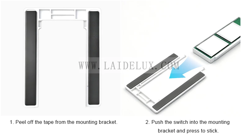 2-Button 3-Color Mirror Touch Switch (with Defogger)