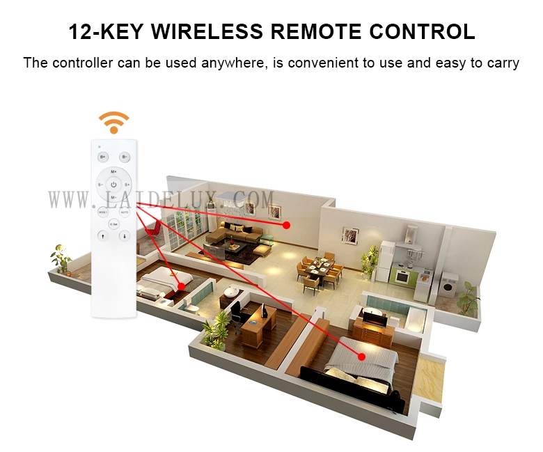 Wireless monochrome water flow controller