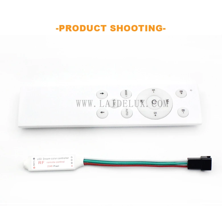 Wireless monochrome water flow controller