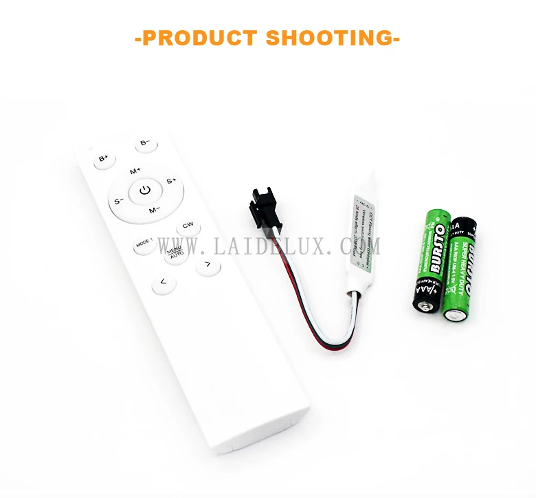 Wireless double color water flow controller