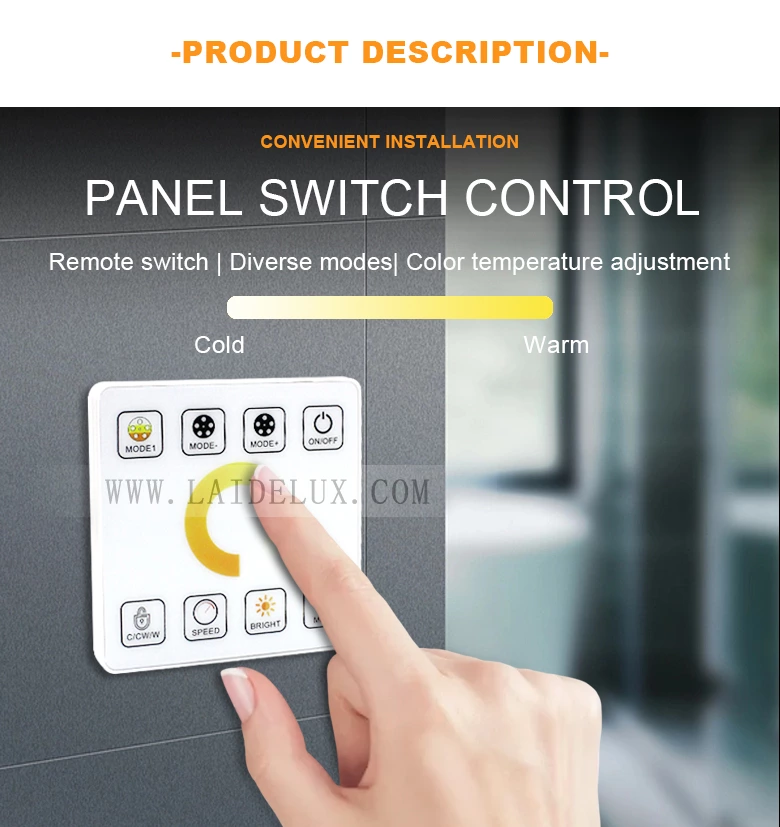 Wireless panel CCT flow controller