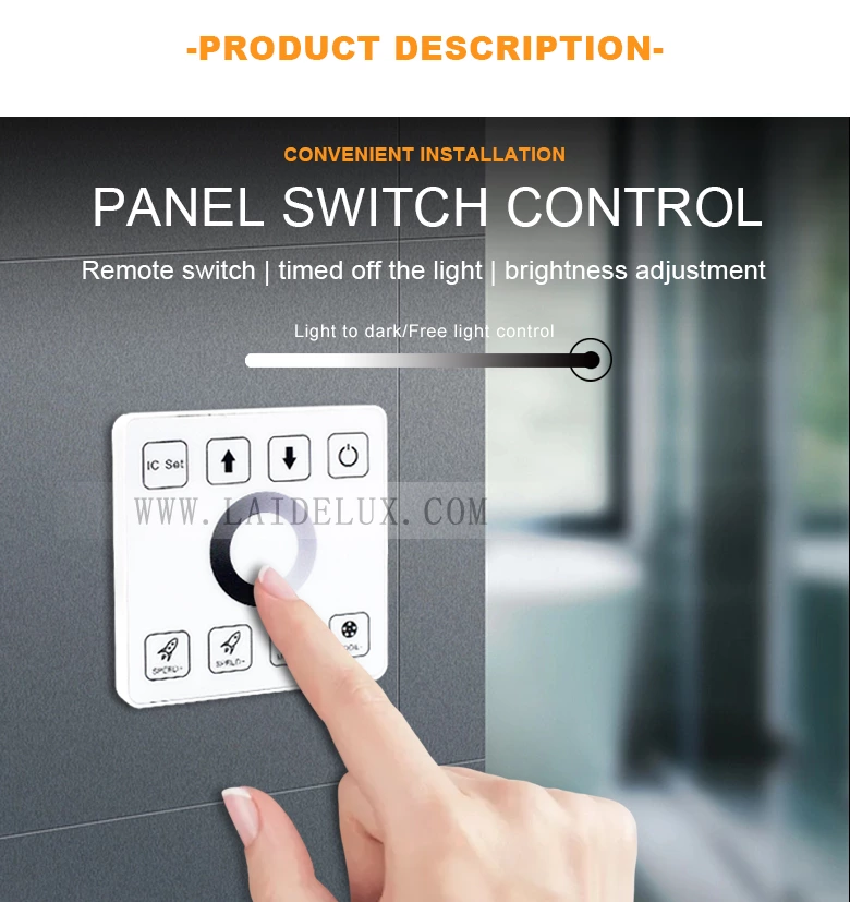 Wireless panel Ssingle color flow controller