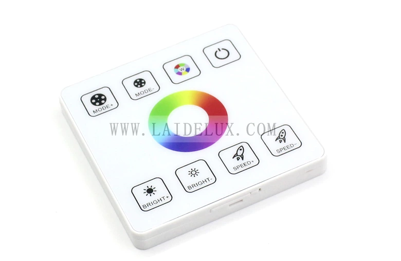 Wireless panel RGB water flow controller