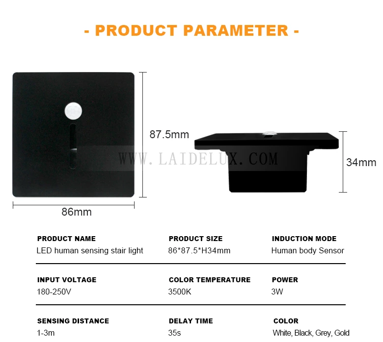 Human Body Sensor Step Stair Light(N11)