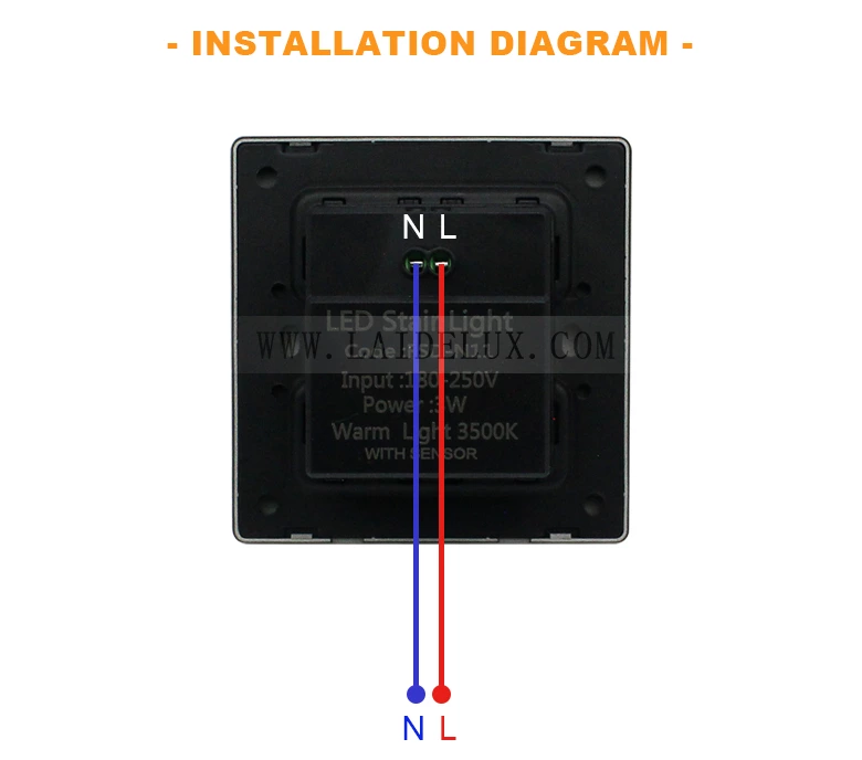Human Body Sensor Step Stair Light(N11)