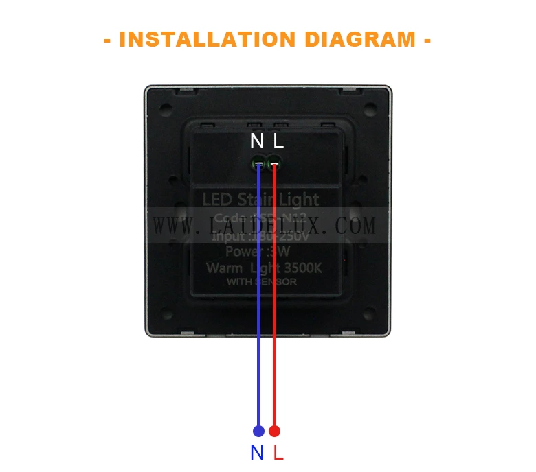 Human Body Sensor Step Stair Light(N12)