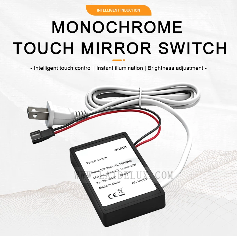 EU Plug Single Touch Sensor Switch