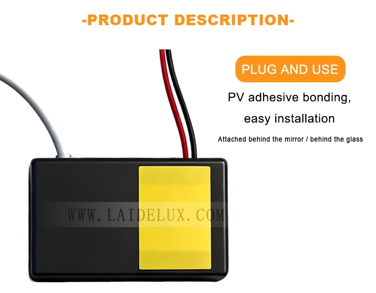 EU Plug Single Touch Sensor Switch