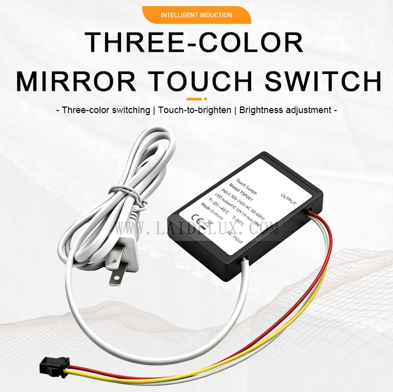 Three Color Touch Sensor Switch