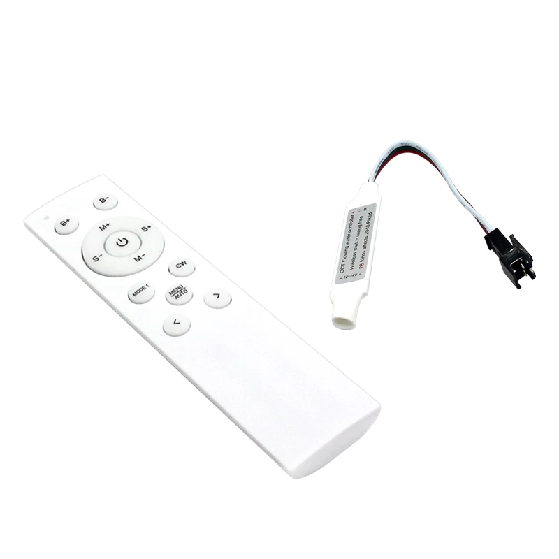 Wireless double color water flow controller