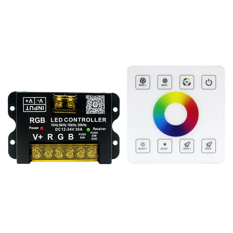 RGB RF Wireless Full Touch Panel Dimmer
