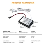EU Plug Single Touch Sensor Switch