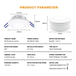 24GHz Ceiling Mounted Presence Occupancy Sensor