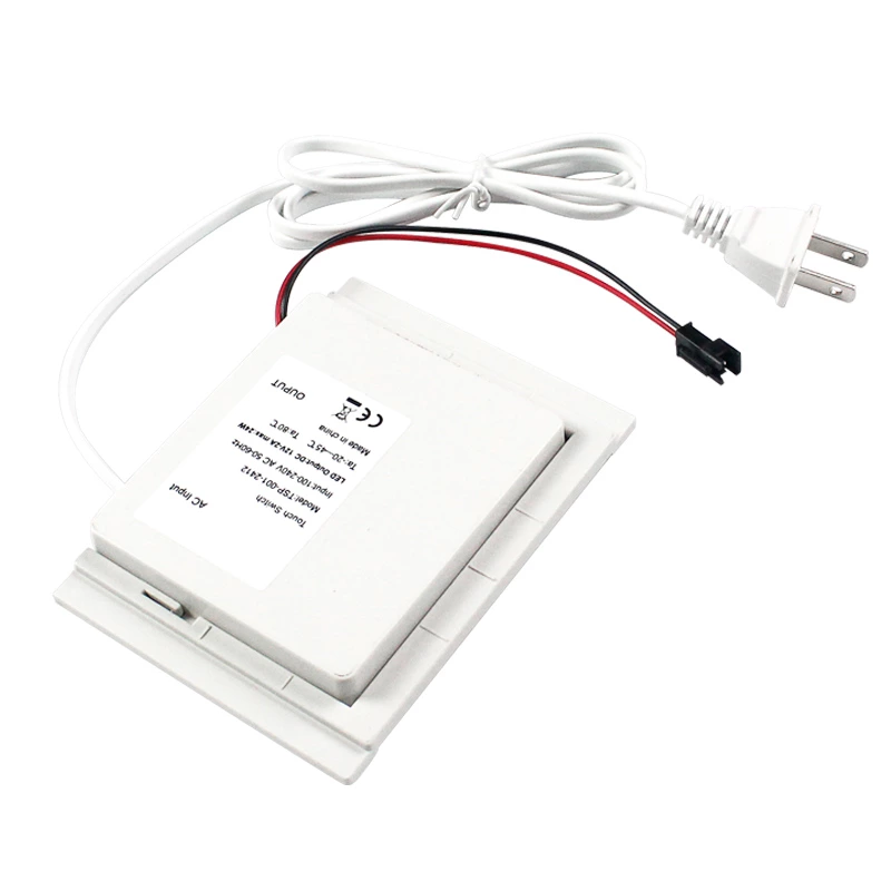 Single Key Monochrome Mirror Light Touch Sensor Switch