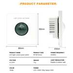 Wall Mounted Photocell Sensor Switch