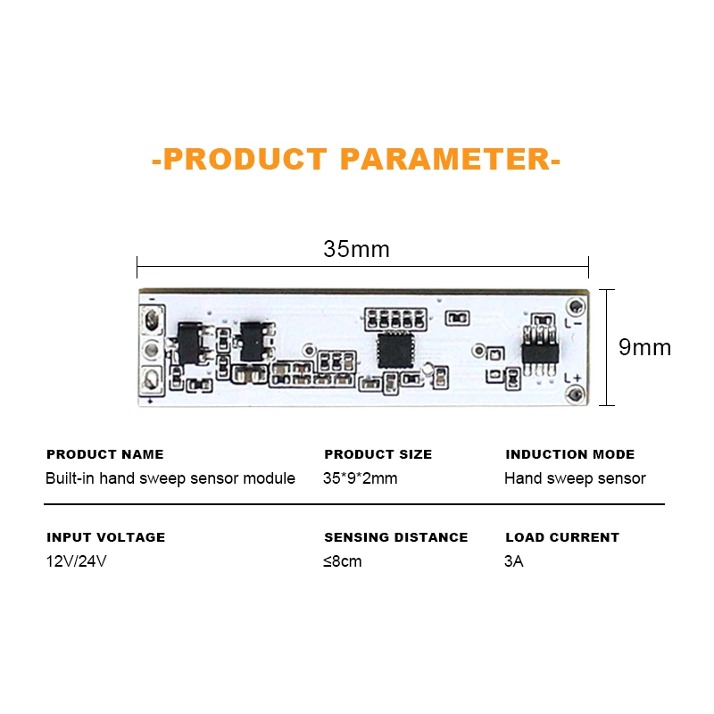 Built-in Hand Sweep Induction Switch