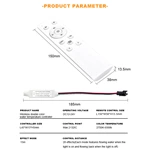 Wireless double color water flow controller