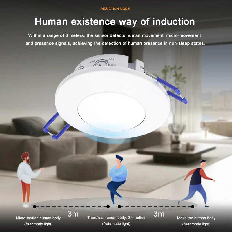 24GHz Ceiling Mounted Presence Occupancy Sensor