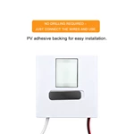 LED Mirror Touch Sensor Switch with US Plug（DoubleColor Without Defogging）