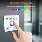 Wireless panel RGB water flow controller
