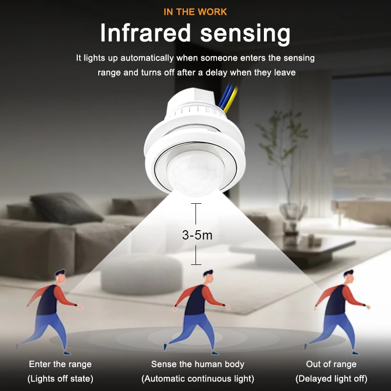 Human Body Infared Motion Sensor Detector