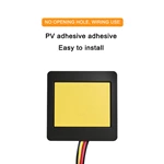 Three-color single-control mirror touch switch