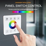 RGB RF Wireless Full Touch Panel Dimmer