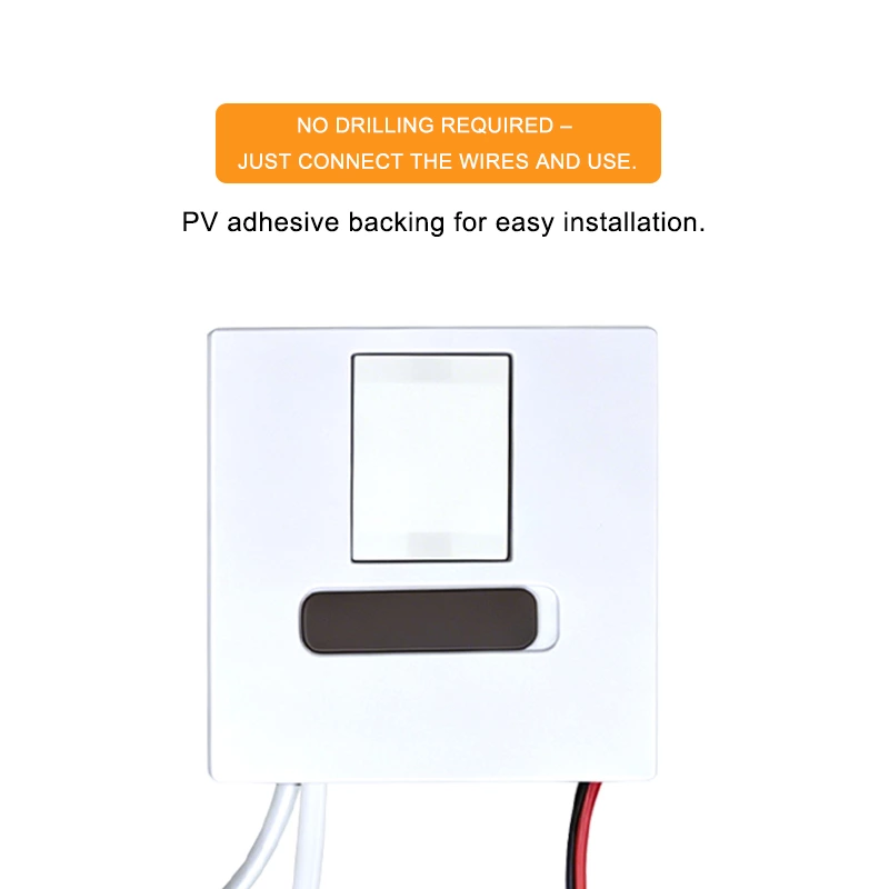 LED Mirror Touch Sensor Switch with US Plug（Single Color With Defogging）