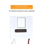 LED Mirror Touch Sensor Switch with US Plug（Single Color With Defogging）