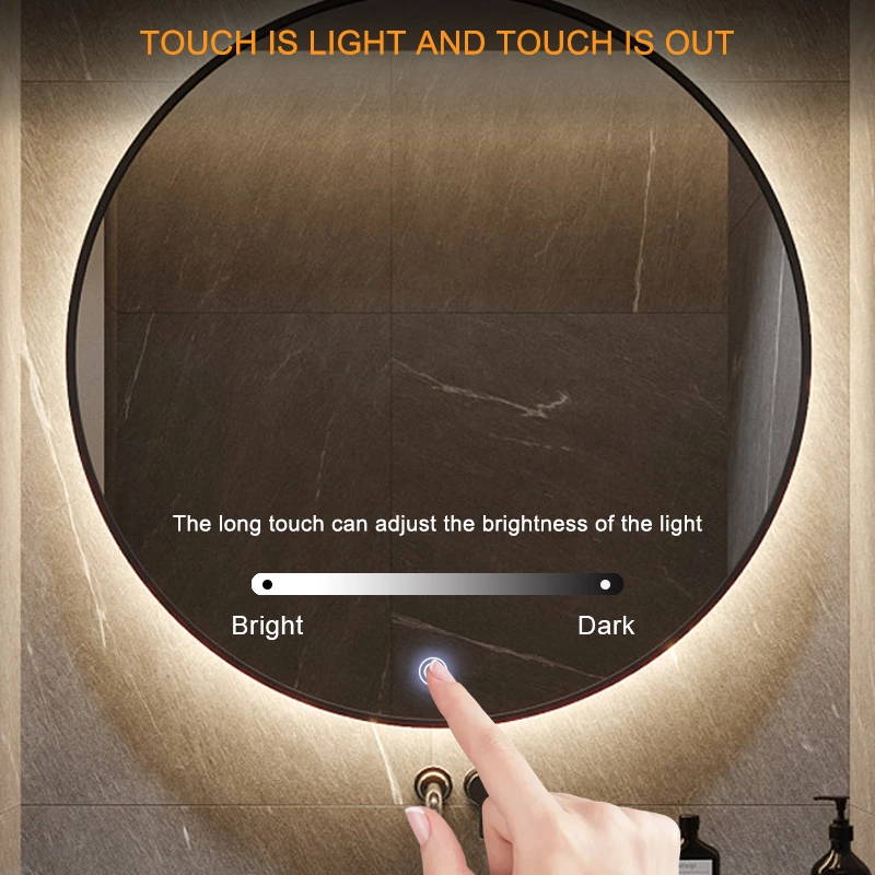Single Color single-control mirror touch switch