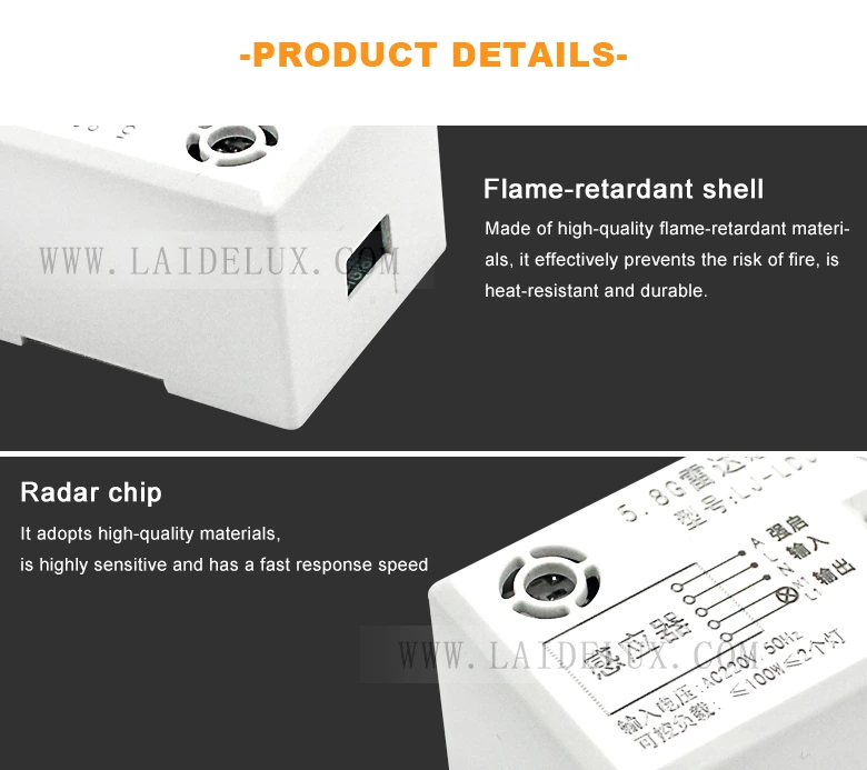 Microwave Radar Motion Sensor Light Switch
